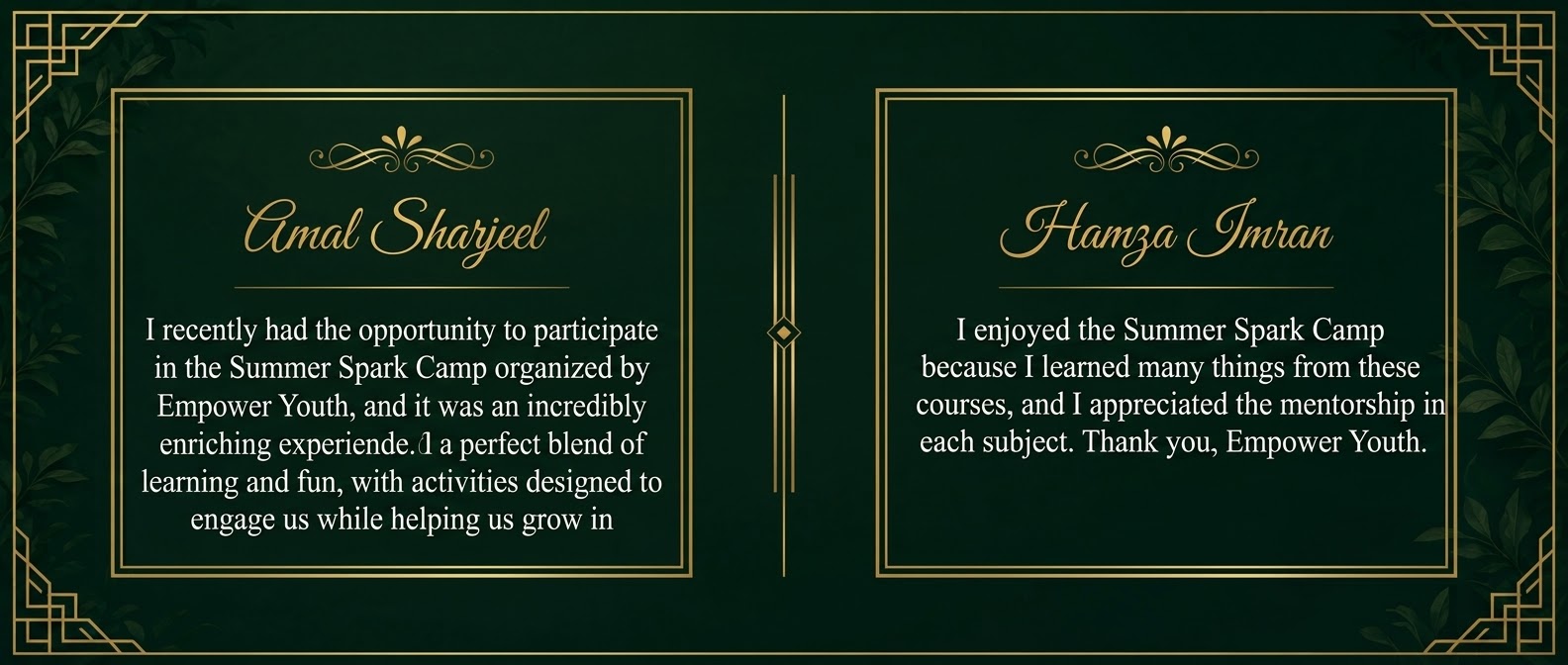 Student Testimonials picture 1